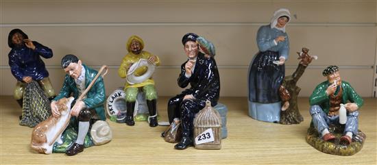 Six Royal Doulton figures HN2254, HN2325, HN2417, HN2362 and HN2783